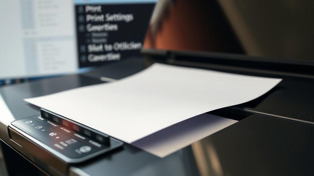 adjust printer settings correctly