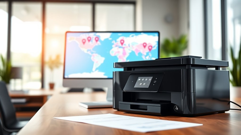 automatic location based printer switching