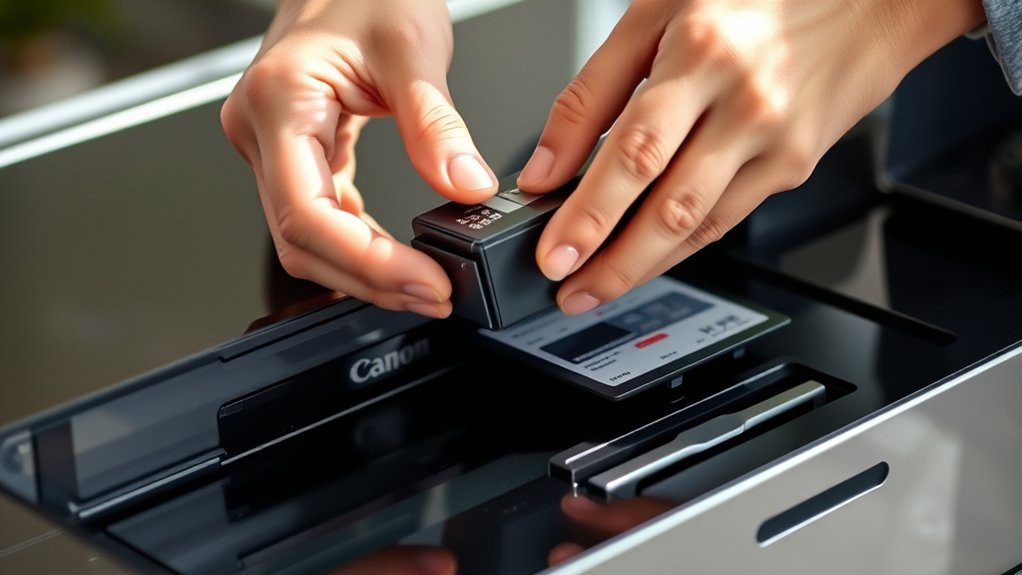 change canon printer cartridge