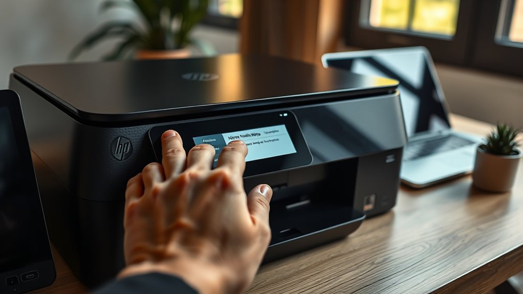 change wifi on hp printer