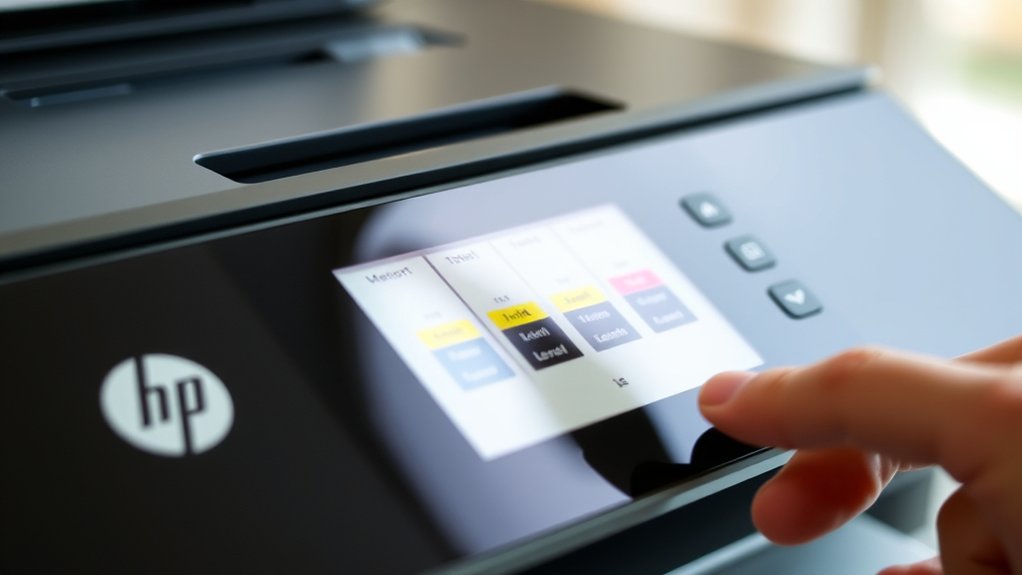 check hp printer ink