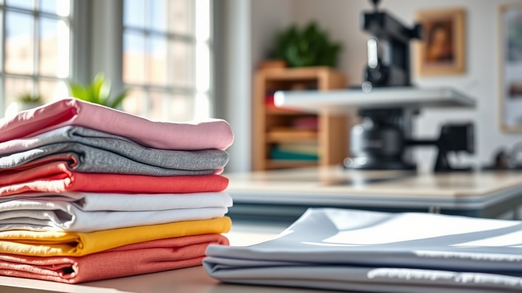 choose fabric and paper