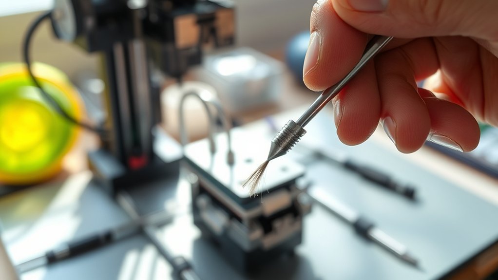 cleaning 3d printer nozzle