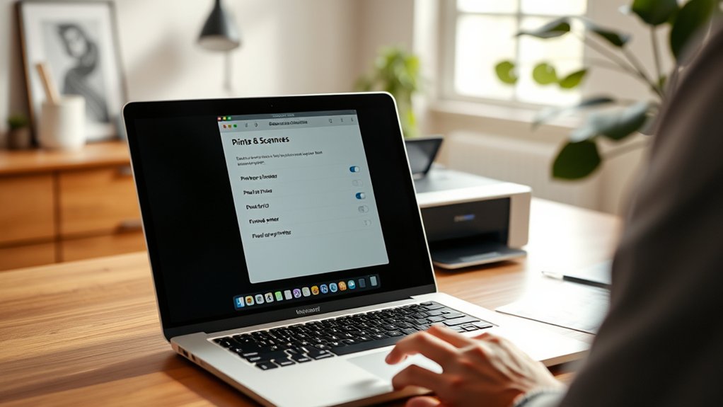 configure printer on mac