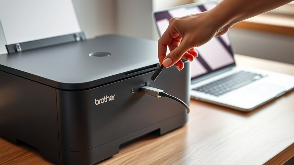 connect brother printer computer