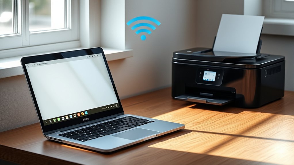 connect chromebook to printer