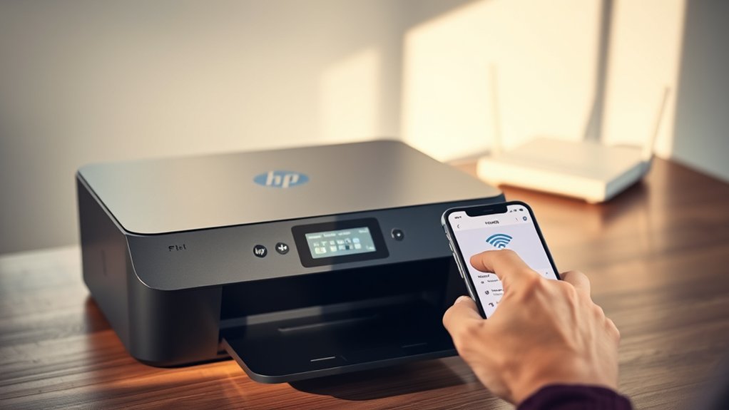 connect hp printer wirelessly
