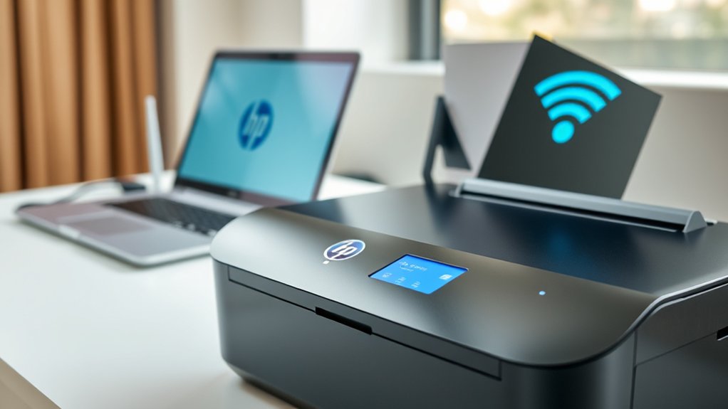 connecting hp printer online