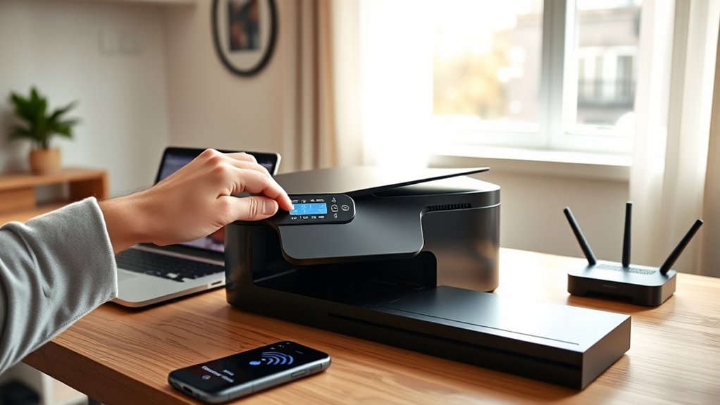 connecting printer to network