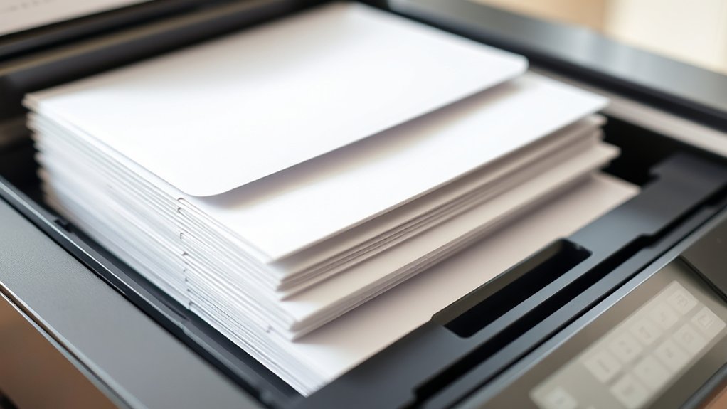 correctly load envelopes for printing