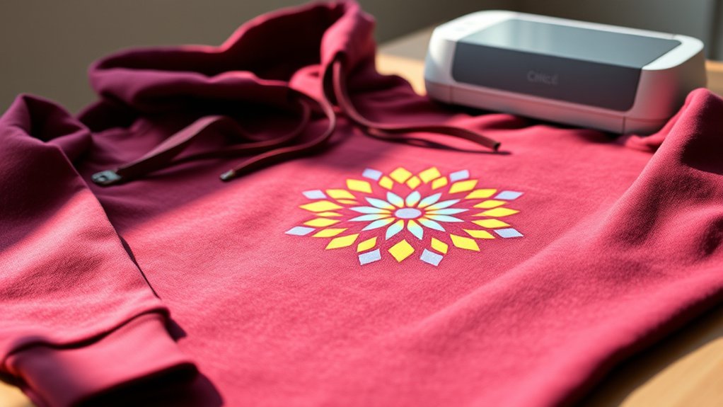 cricut heat press hoodies