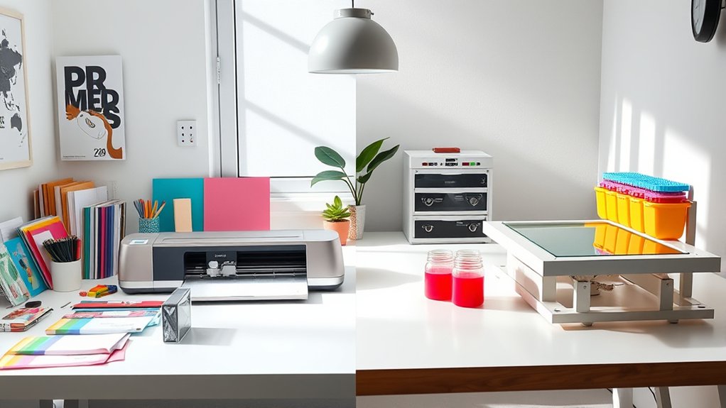 cricut versus screen printing costs