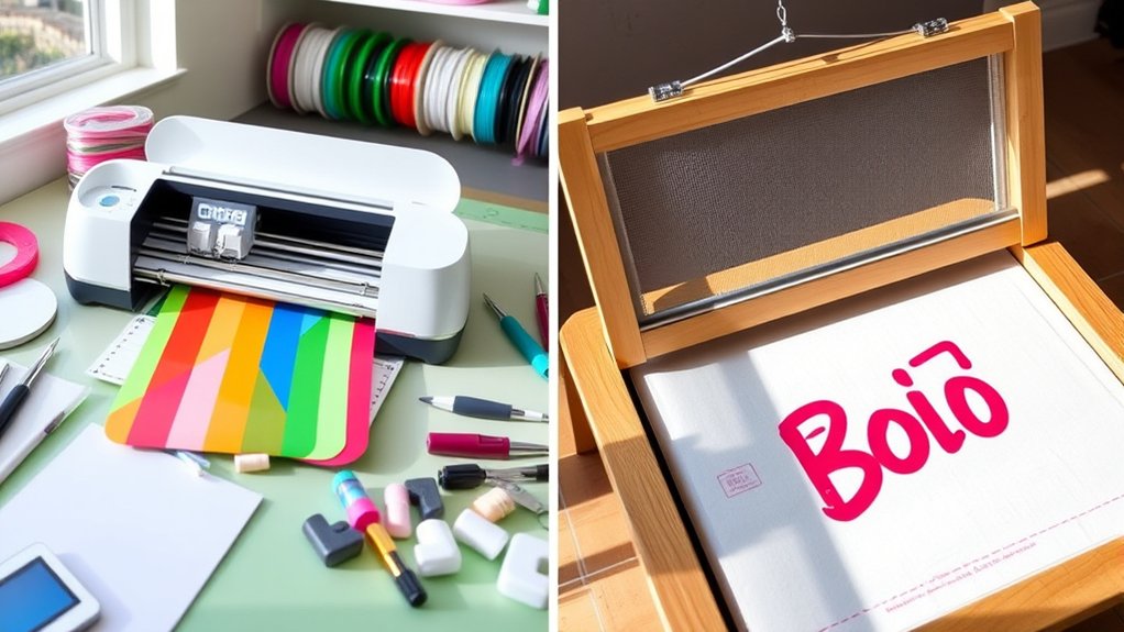 cricut versus screen printing