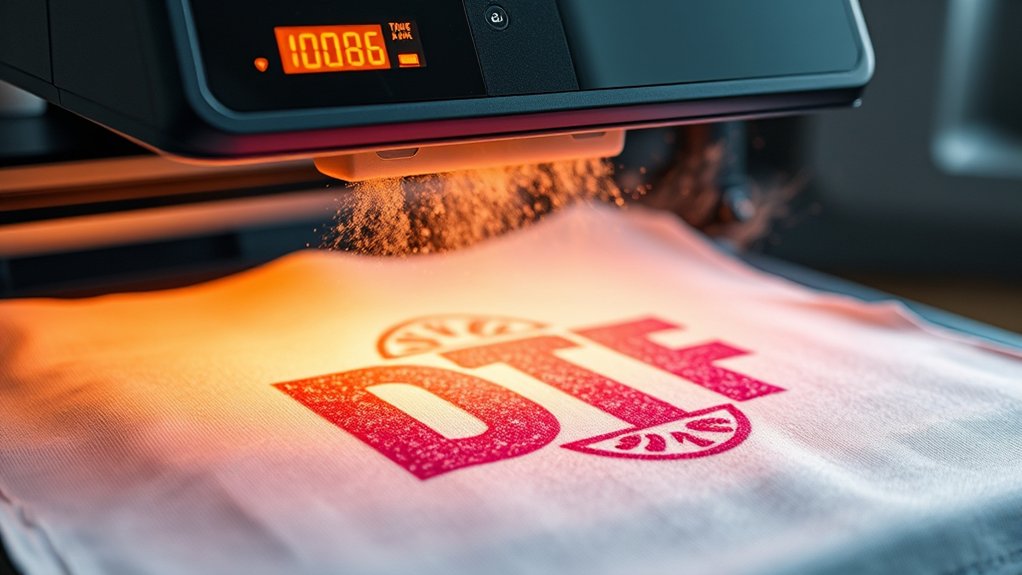 curing dtf powder effectively