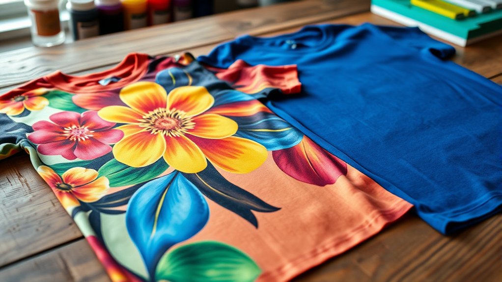 dye sublimation vs screen printing
