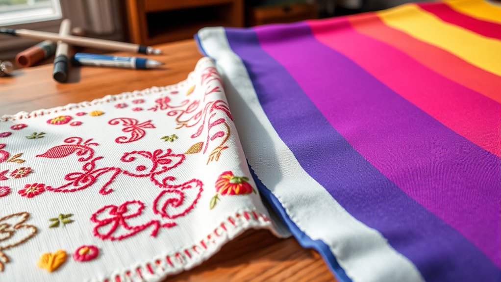 embroidery or screen printing