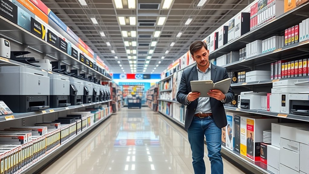 evaluate printer types carefully