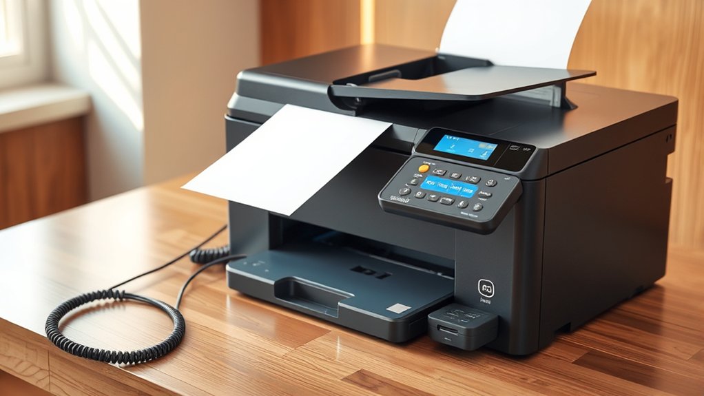 faxing from printer instructions