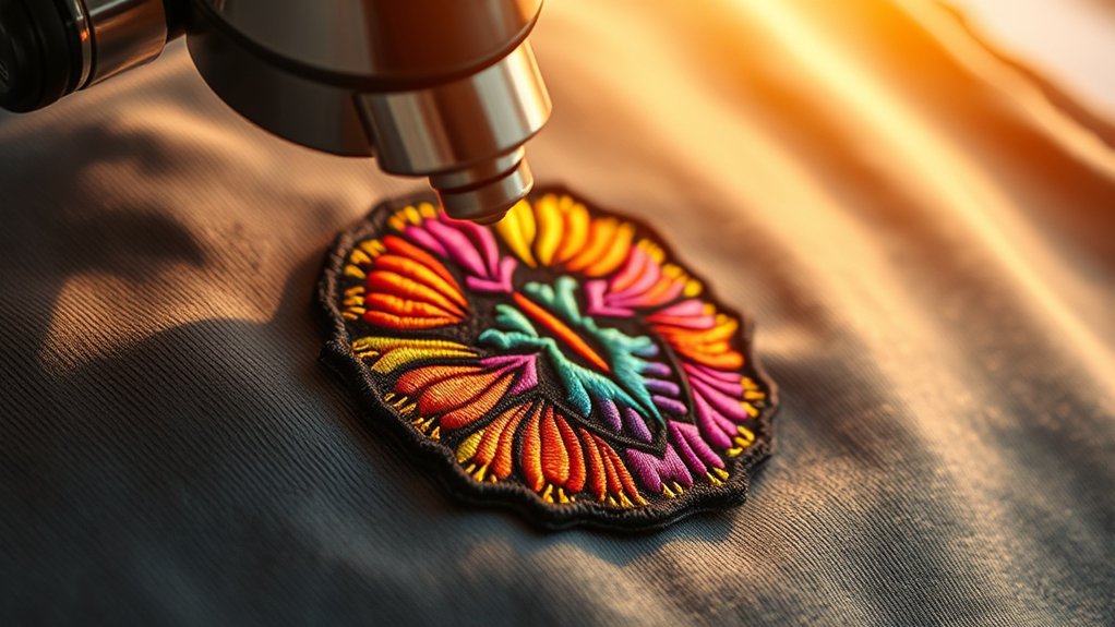 heat activated fabric emblems