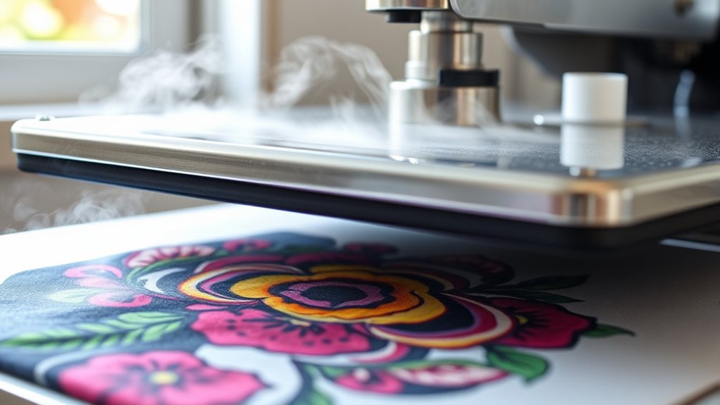 heat and pressure application