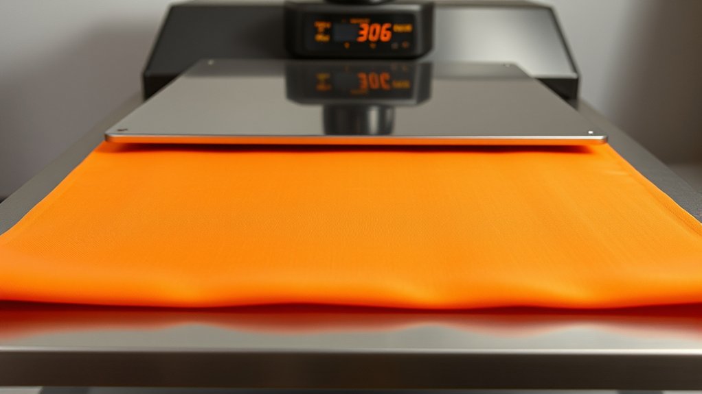 heat press on polyester