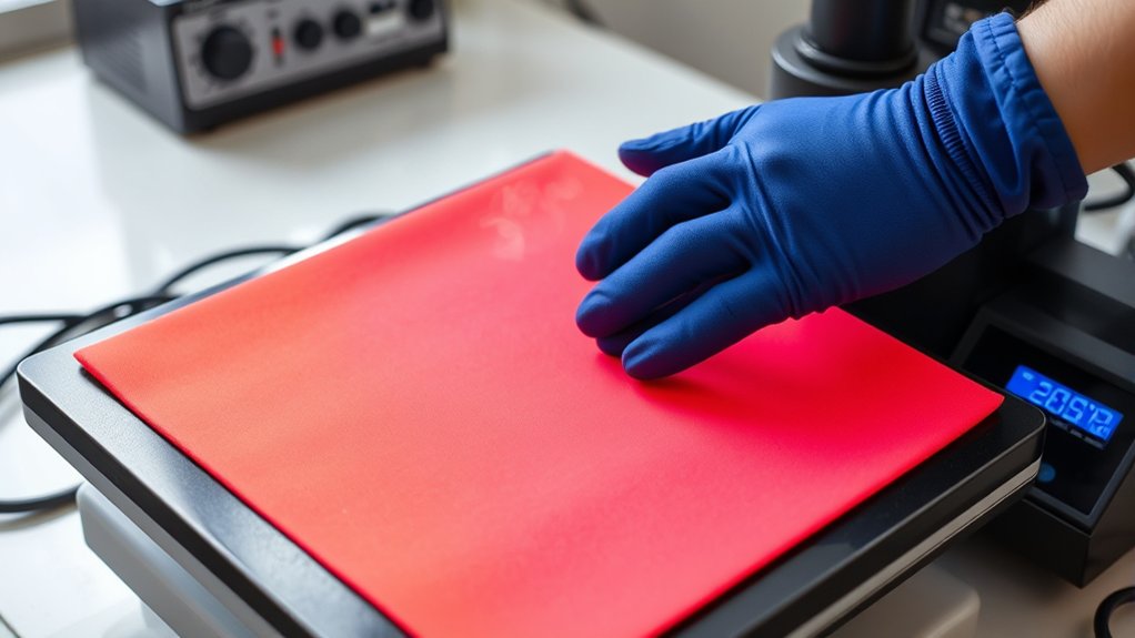 heat press polyester safely