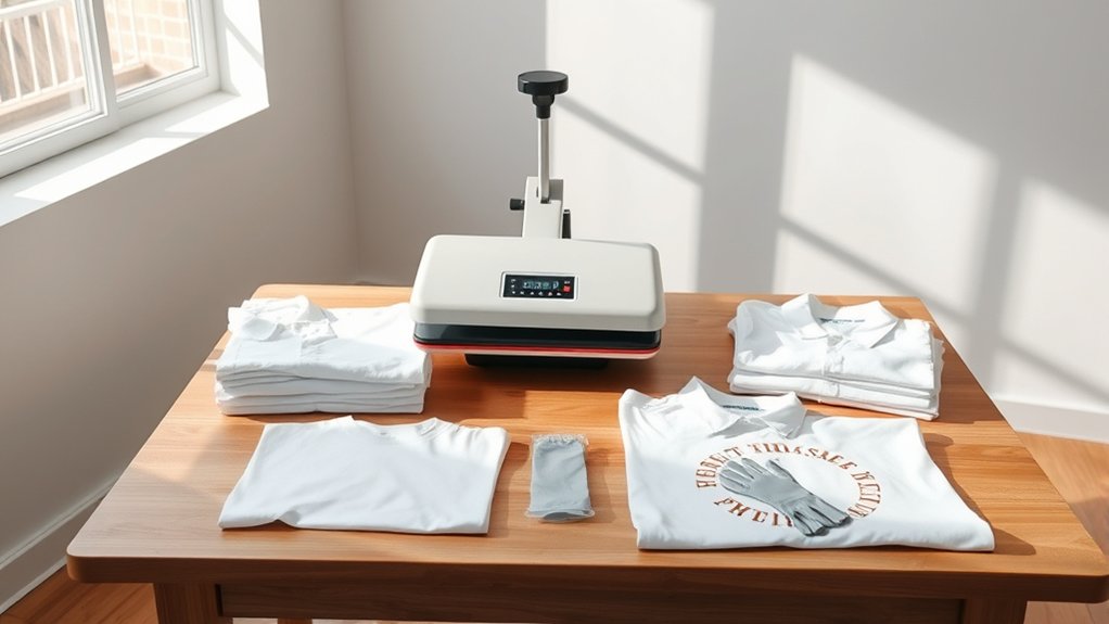 heat press preparation checklist