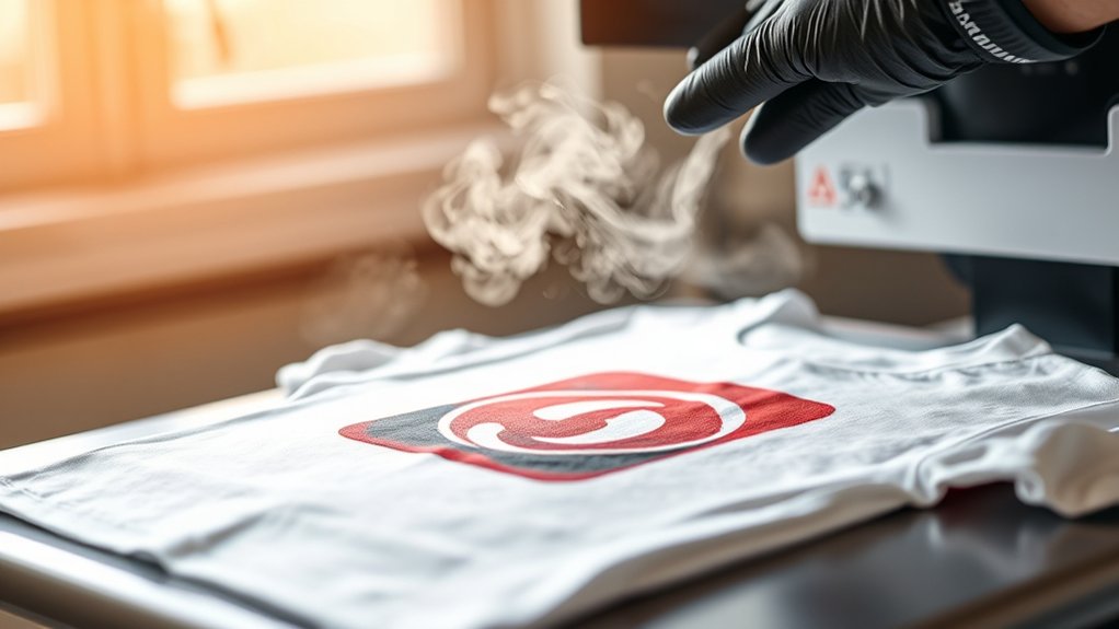 heat press shirt instructions