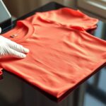 heat press shirt technique