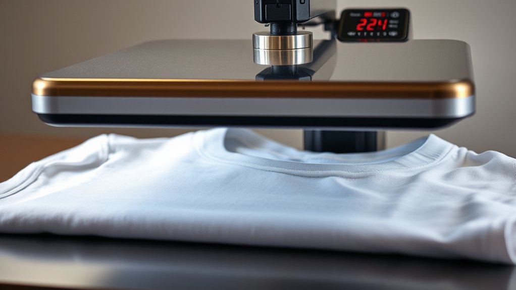 heat press t shirt application