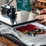 heat press t shirt creation