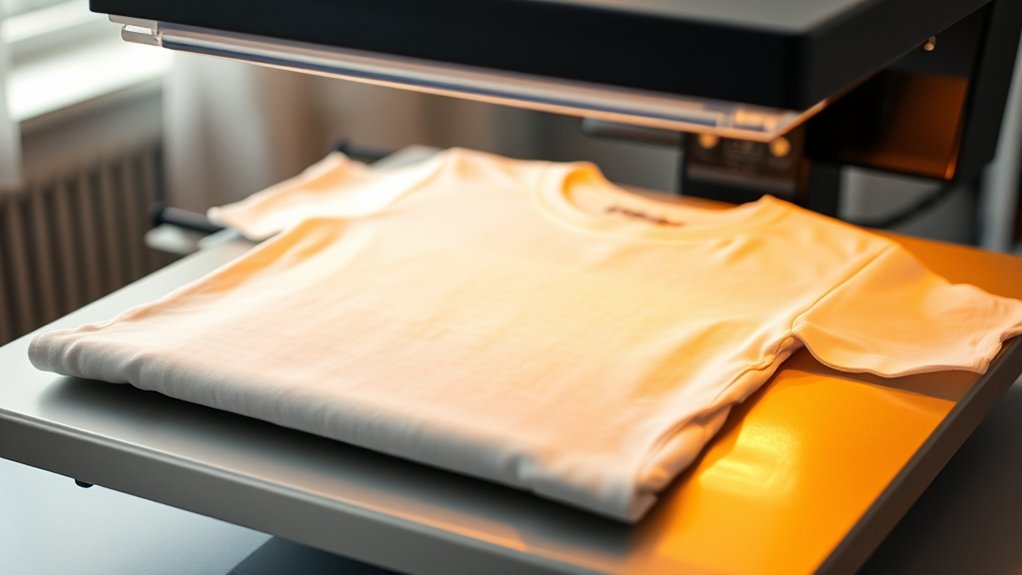 heat press t shirts method