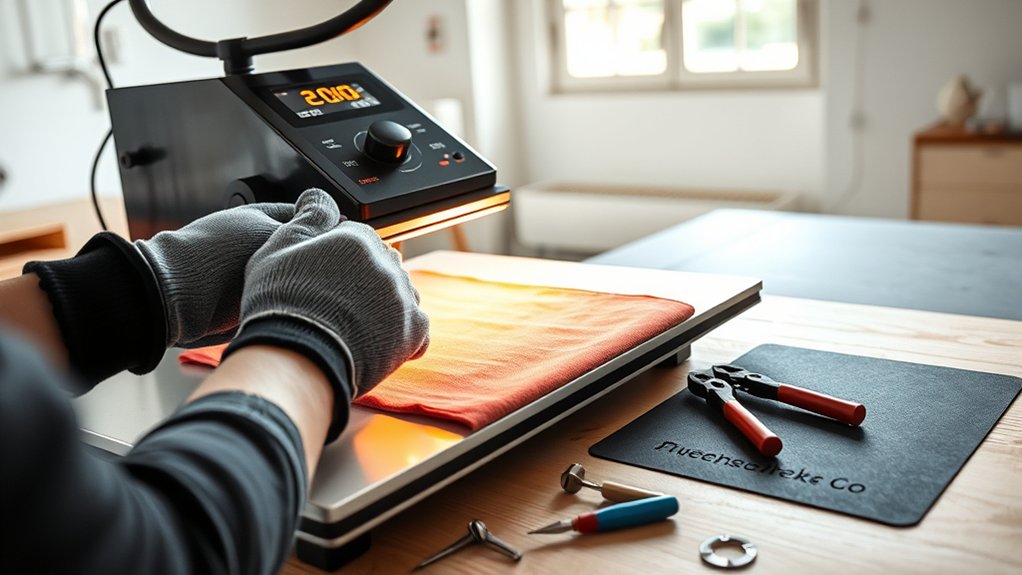 heat press troubleshooting tips