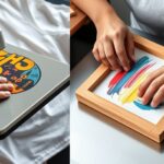 heat press versus screen printing