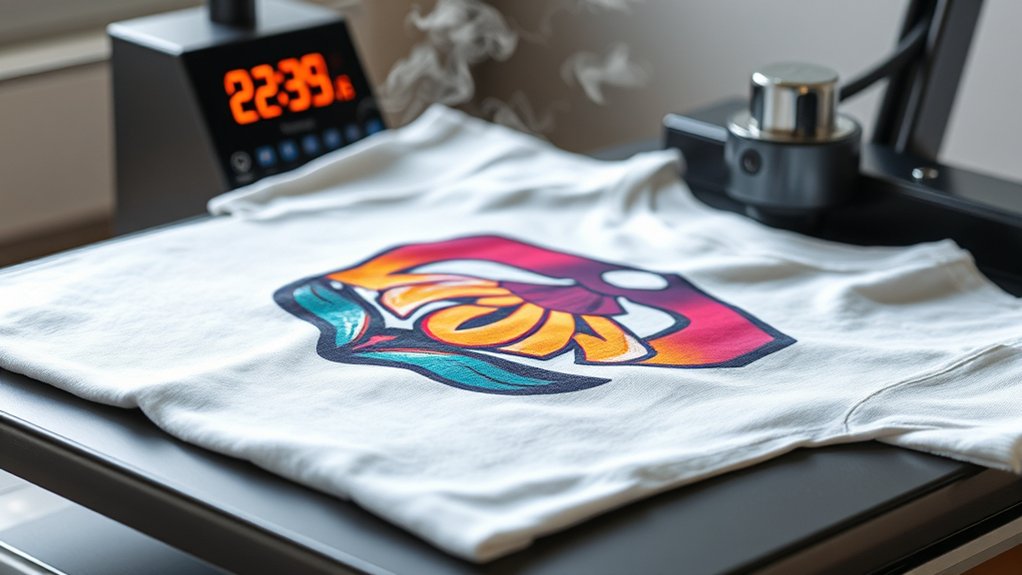 heat press vinyl duration