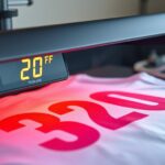 heat press vinyl temperature