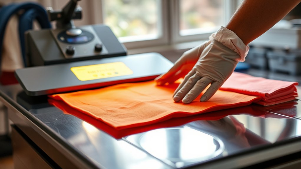 heat transfer vinyl application