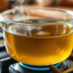 heating cold pressed oil