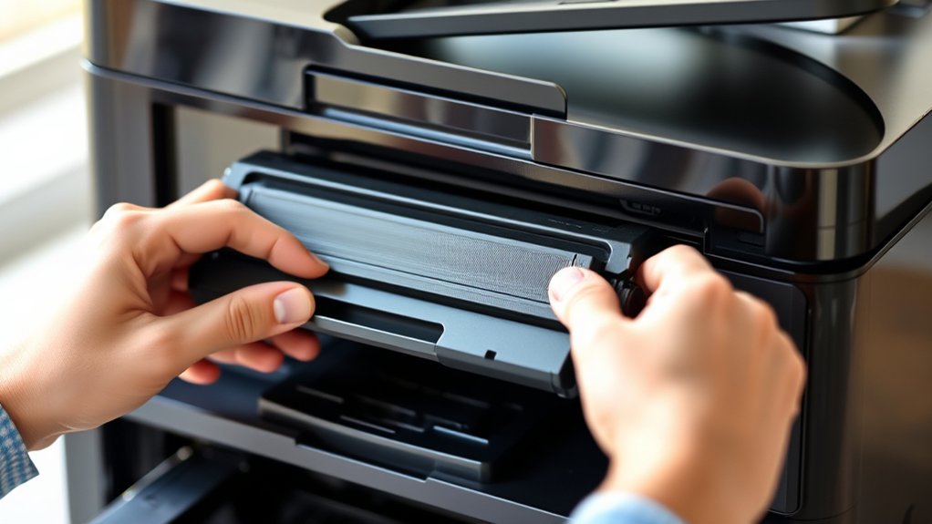 install brother toner cartridge