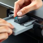 install ink cartridge correctly