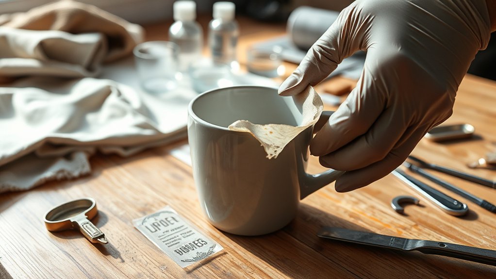 material specific screenprint removal techniques