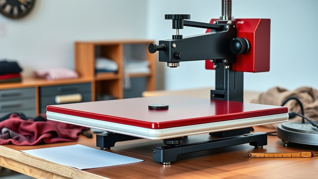 optimal heat press size