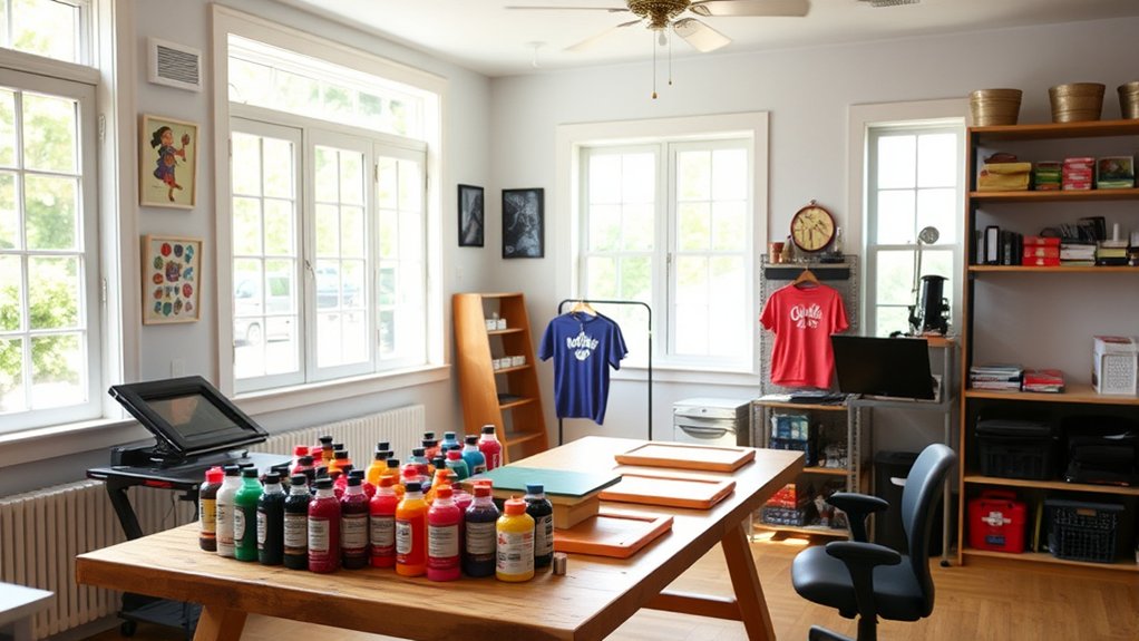 optimal home studio space