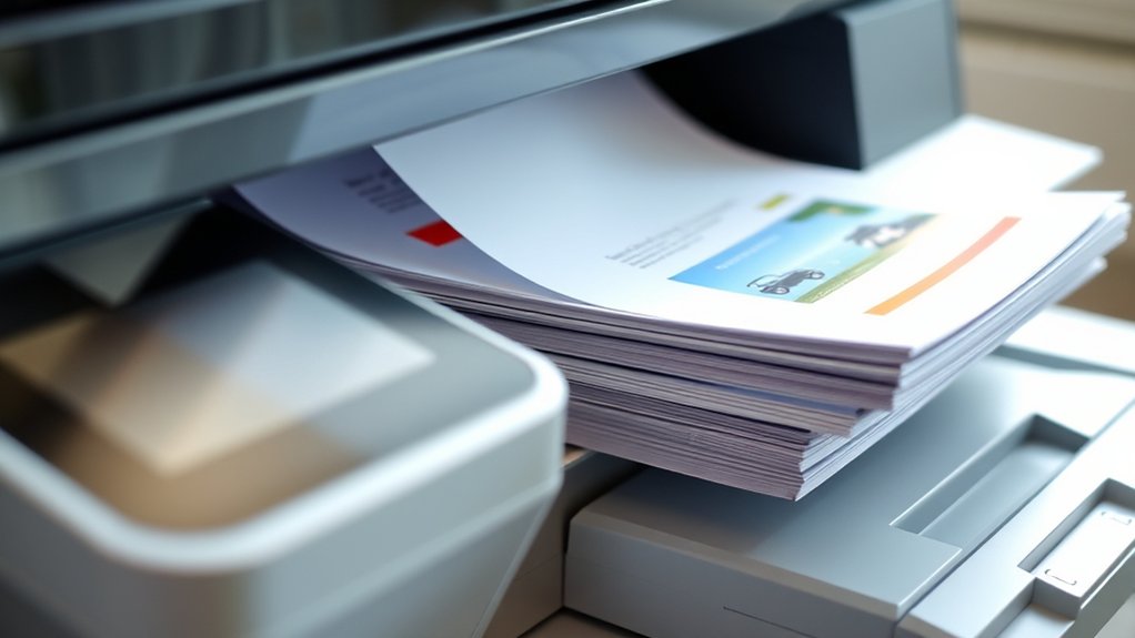 organize printed pages sequentially