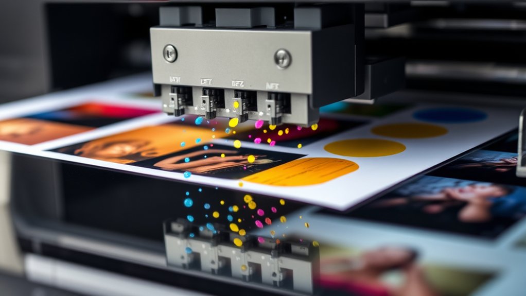 precision ink droplet printing