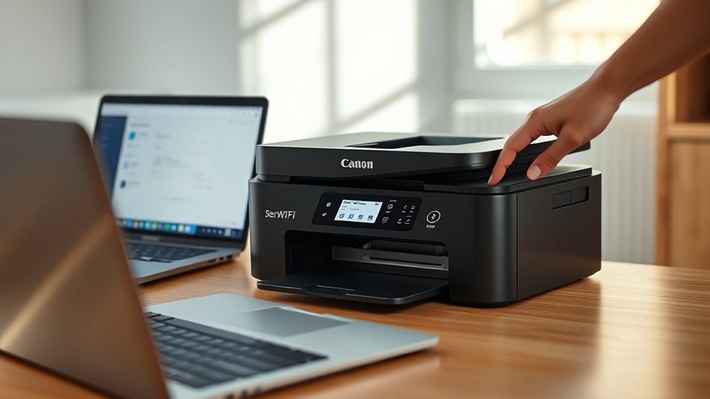 prepare canon printer wifi