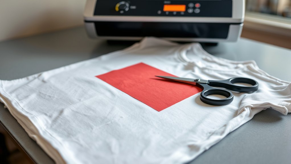 prepare fabric and design