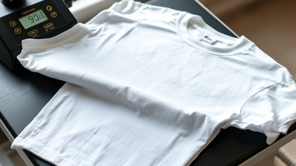 prepare garments for transfers