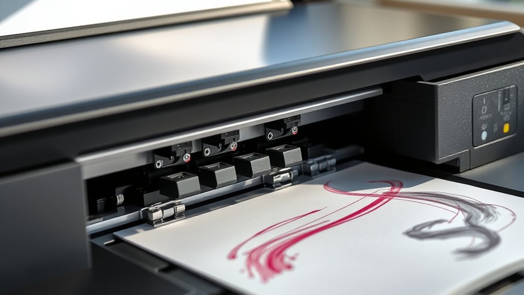 printer heads cleaning indicators