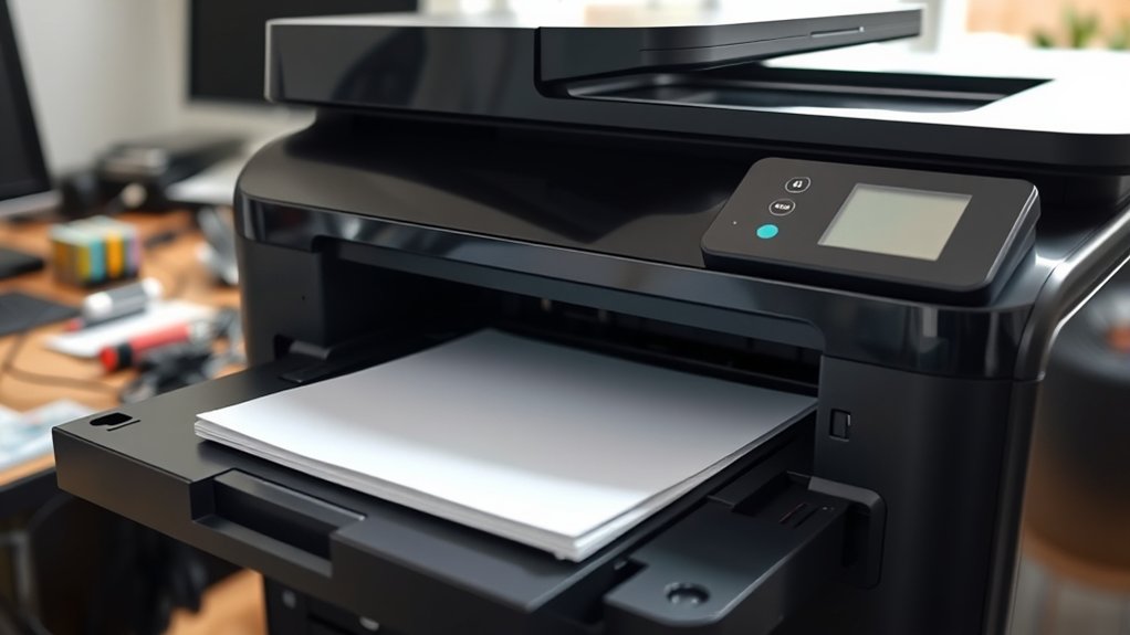 printer producing blank pages